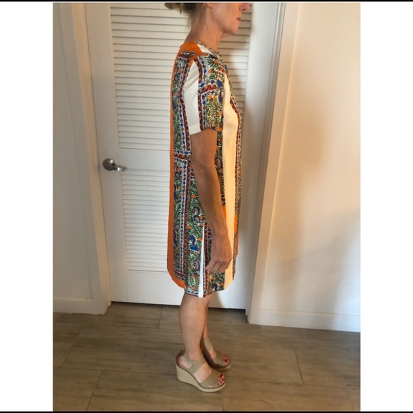 Tory Burch Printed Silk Dress - Picture 4 of 4